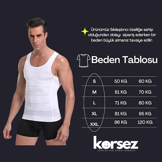 Sıkılaştırıcı Fit Korse Atlet | Korsez