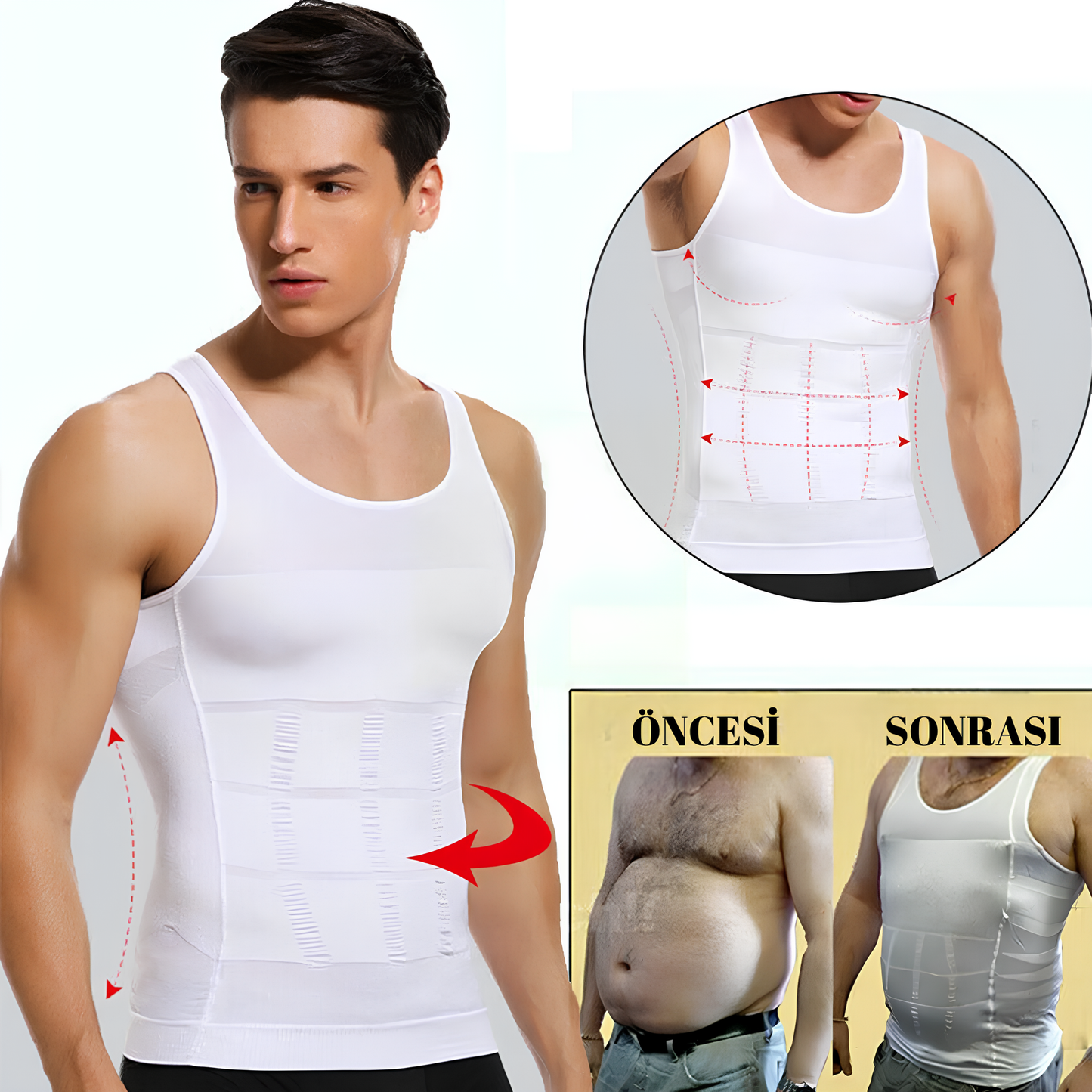 Sıkılaştırıcı Fit Korse Atlet | Korsez
